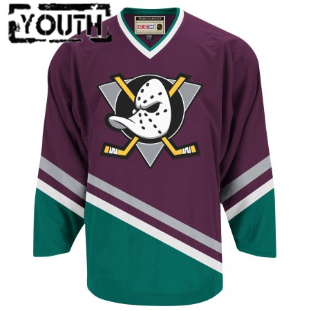 Dětské Hokejový Dres Anaheim Ducks Mighty Ducks Blank CCM Throwback Authentic